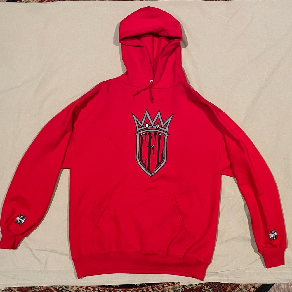 West Coast Choppers CFL Jesse James Red Hoodie- Large